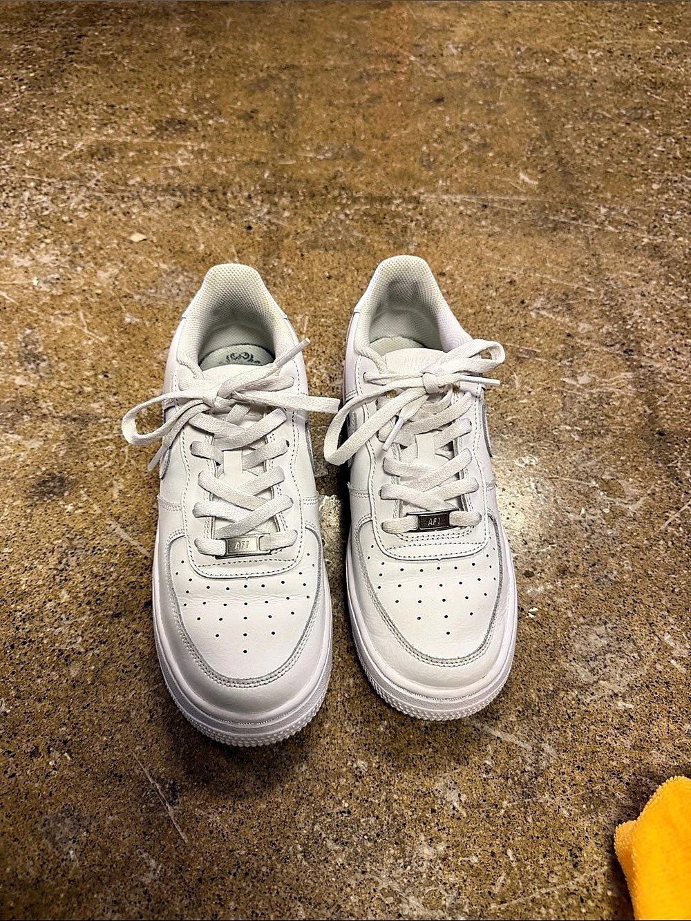 Nike Air Force 1 '07 White Sneakers 7Y